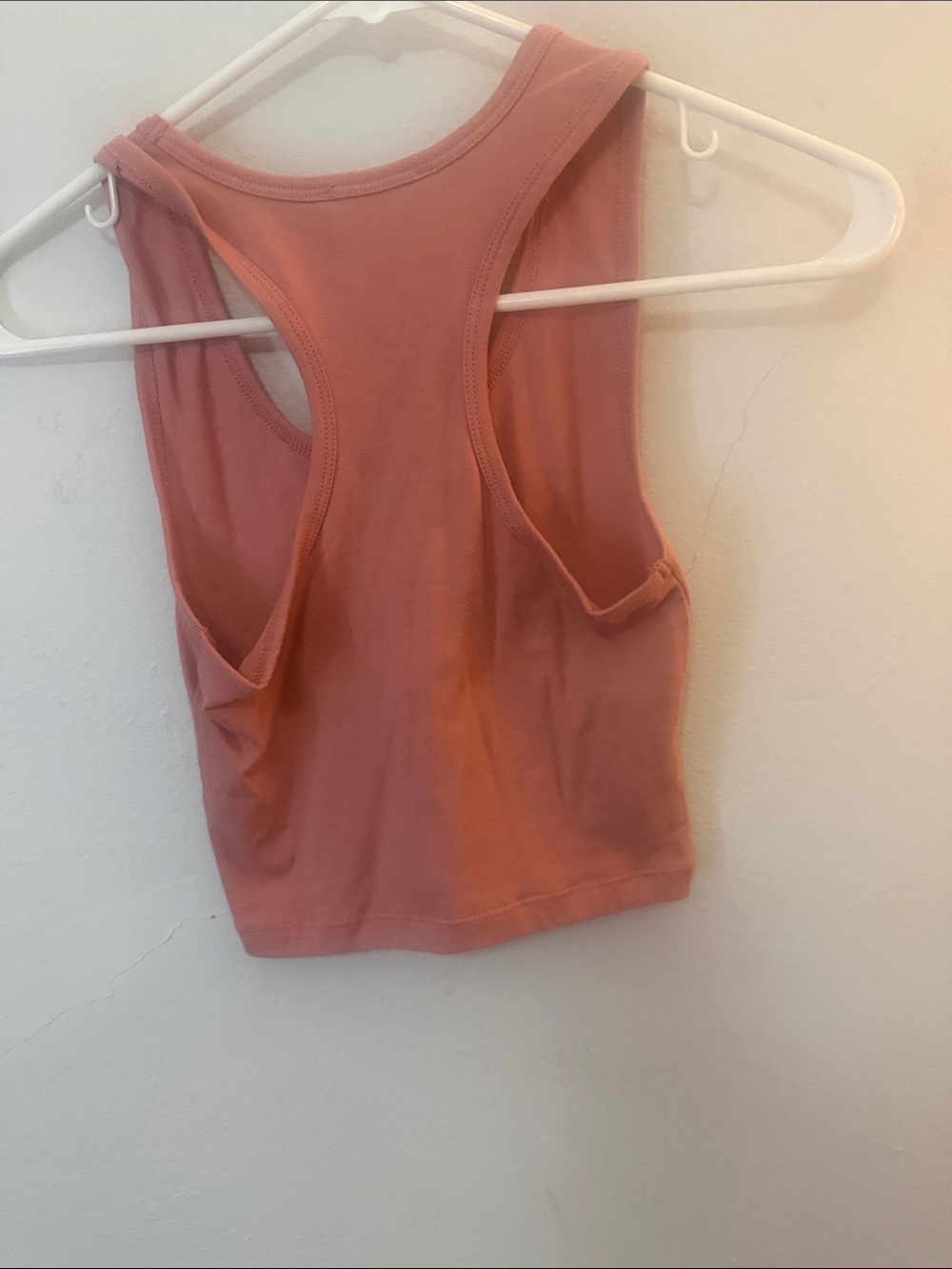 Pink Ribbed Racerback Tank - Picture 3 of 3